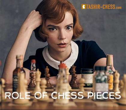 role of chess pieces queens gambit